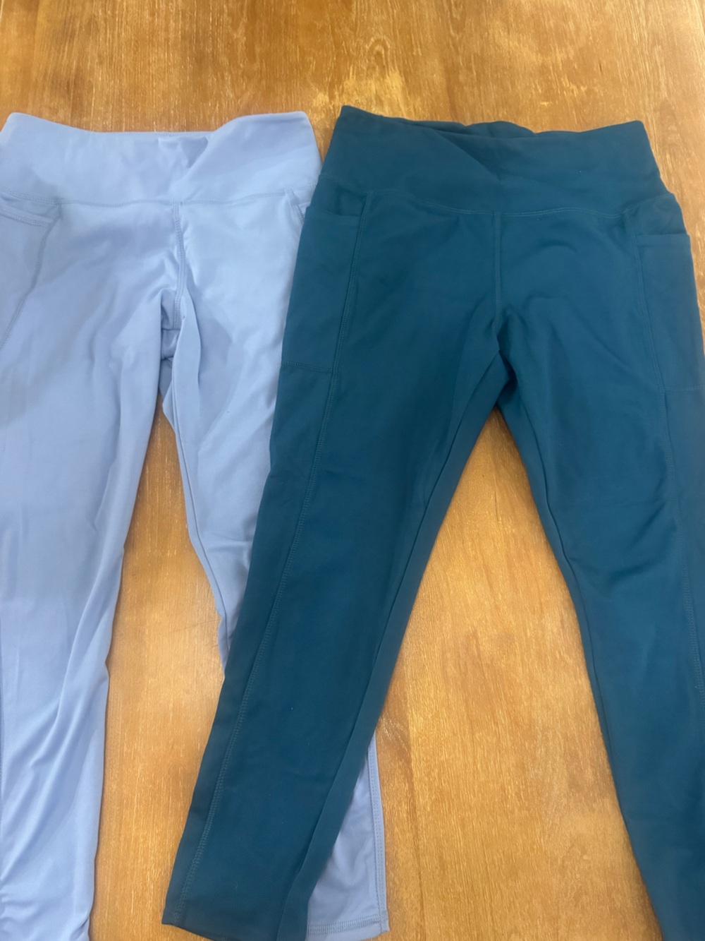 Danskin Teal and Light Blue Girls' Active Leggings